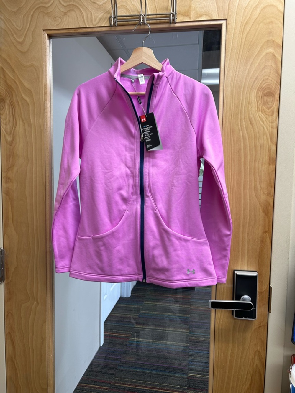 Under Armour Pink ColdGear Full-Zip Jacket
